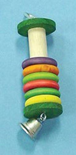 North American Pet BBO22327 8-Inch Parrot Bob Toy for Pets, Small