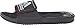 adidas Women's Adissage 2.0 Slides Sandal, Black/Silver/Shock Pink, 7