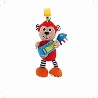 Sassy Monkey with Guitar Musical Toy