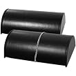 2 Bracelet Watch Displays Black Leather Fixture Ramps
