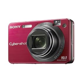 Sony Cyber-shot W170 Digital Camera - Red (10.1MP, 5x Optical Zoom) 2.7 inch LCD