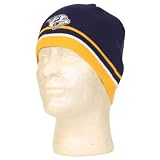 Nashville Predators Knit Beanie / Winter Hat - Blue w/ Yellow Tip