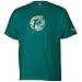 Reebok Miami Dolphins Aqua Distressed Logo Vintage T-shirt