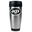 New York Jets NFL 16oz Stainless Steel Travel Tumbler - Primary Logo by Great American Products