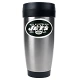 New York Jets NFL 16oz Stainless Steel Travel Tumbler - Primary Logo