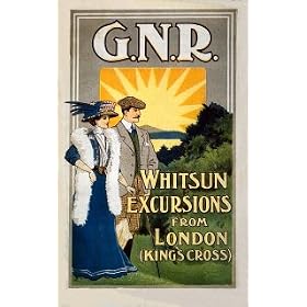 Great Nortehrn Railway Whitsun Excursions - Mini Metal Wall Sign