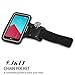 LG G4 Armband, J&D Sports Armband for LG G4, Key holder Slot, Perfect Earphone Connection while Workout Running Armband For LG G4 [Lifetime Hassle-Free Warranty] (Black)