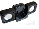 LUPO Black Portable Folding Speakers for Iphone, Ipod Video, Touch, Classic, Nano (all generations), Shuffle plus all other MP3 and MP4 players *includes power adapter*