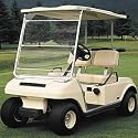 Classic Portable Golf Car Windshield - Clear