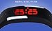Fanmis Simple Black Gel Rubber Bracelet Touch Screen LED Digital Display Unisex Sports Watch