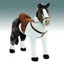 Happy People 58932 - Rassepferd "Pinto", mit Sound, stehend, Tragkraft ca. 100 kg