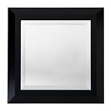 Slope Bevel Mirror - Black