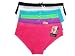 Women's 12-pack Solid Color Bikini Panties with Striped Band