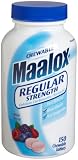 Search : Maalox Regular Strength Antacid, Wild Berry, 150-Count Chewable Tablets (Pack of 2)