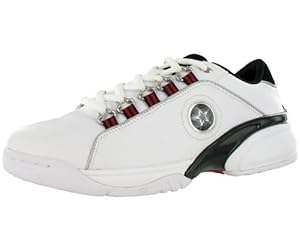 Converse Men's Cambell Ox Casual Shoe Black, Red, White (7.5)