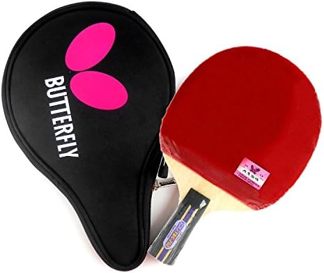 Super Paddle TBC-703 (TBC 703, TBC703) Table Tennis Racket with Case for Ping Pong, Shakehand (Long Handle)-FL