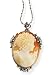 Flora Cameo Necklace and Brooch