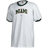 Nike Miami Hurricanes White Classic Ringer T-shirt