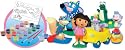 Dora The Explorer Paint Your Own Figures Pack Of 6