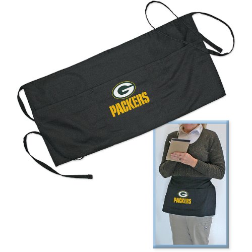 NFL Green Bay Packers Short 3 Pocket Embroidered Apron