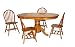 Price Comparison : 5 Piece Farmhouse Dining Set, Oak