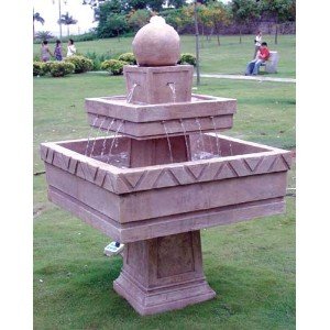 Modern Square Fountain Garden Ornament Garden Ornament