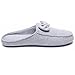 Ofoot Women's Cotton Memory Foam Anti-slip House Slippers with Cute Bow
