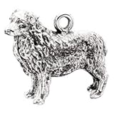 Australian Shepherd - I Love My Dog Keychain