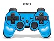 Protective Skin for Playstation 3 Remote Controller - Hearts Blue