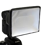 Opteka SB-300 Small Universal Studio Soft Box Flash Diffuser for External Flash Units (5" X 4" Screen Size)