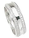CZ Wedding Band Ring Size 8, 9, 10, 11, 12