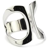 ELLE Jewelry Open Gap Sterling Silver Ring, Si