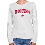 NCAA Southern Utah Thunderbirds Ladies White Logo Arch Long Sleeve Classic Fit T-shirt