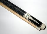 Black - White 58 2 Piece Maple Pool Cue Billiard Stick 21 Oz