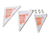 mocotree クリーム 絞り 袋 絞りやすい ポリエチレン 生クリーム デコレーション用 (繰り返し使える絞り口金 6飾り口付き☆ ) クッキーケーキ クッキング 使い捨て 100枚 (中) mocotree クリーム 絞り 袋 絞りやすい ポリエチレン 生クリーム デコレーション用 (繰り返し使える絞り口金 6飾り口付き☆ ) クッキーケーキ クッキング 使い捨て 100枚 (中)