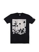 Seventy Seven Camiseta Manga Corta Electric Palms (Negro)
