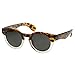 zeroUV - Vintage Inspired Bold Circle Round Sunglasses w/ Key-Hole Bridge