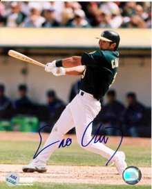 Eric Chavez Autographed/Hand Signed 8x10 Photo