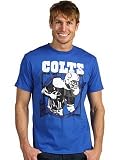NFL Men's Indianapolis Colts Vintage Crackle Short Sleeve Crew Tee (Liberty, X-Large)