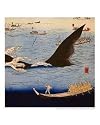 1800's Whaling, Edo Japan Emerging Artists Giclee Poster Print by Ukiyo-e woodblock prints Edo Japan, 8x10