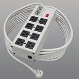Tripp Lite ISOBAR825ULTRA Isobar Ultra Surge w Fax Modem 8 outlets 25ft Cord 2350 Joules by 