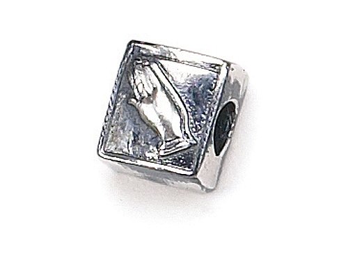 Zable(tm) Sterling Silver Bible/Praying Hands Bead / Charm
