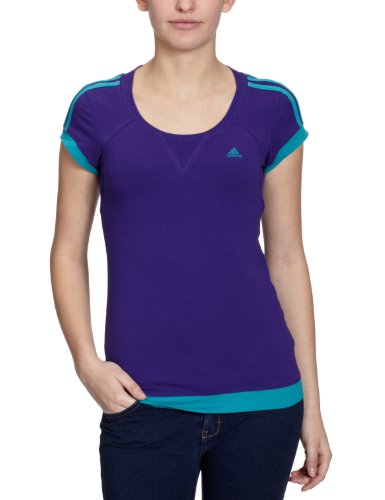 Adidas Damen T-Shirt Reload 3S Q4, collegiate purple/green beauty f10, 38 , P90167 Preisvergleich