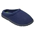 Boys' Damien Fleece Scuff Slippers - Navy