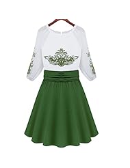 Short Sleeves Summer 2015 Embroidered Chiffon  Dress