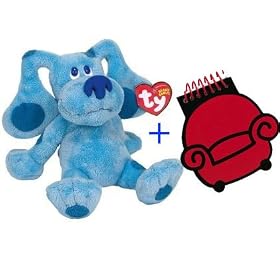 Ty Blue's Clues Doll + Handy Dandy Notebook with Crayon by Ty