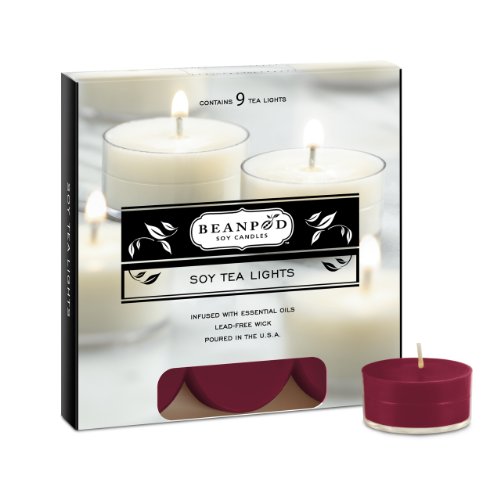 Beanpod Candles Spicettes, Tea Light, 9-count