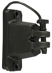 Zareba Electric Fence Black Pinlock Wood-Post Insulator With Nails - 25 Pack PL25WP