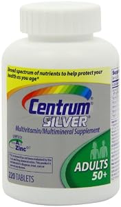 Centrum Silver, Multivitamin/ Multimineral Supplement, 220-Count Bottle