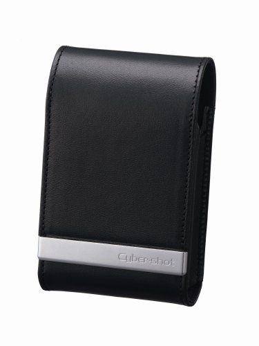 Sony LCS-THM/B Genuine Leather Soft Carrying Case for Sony T300, T70, and T2 Digital Cameras (Black)